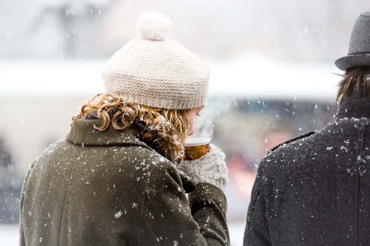 Ein typisch niederländischer Winter