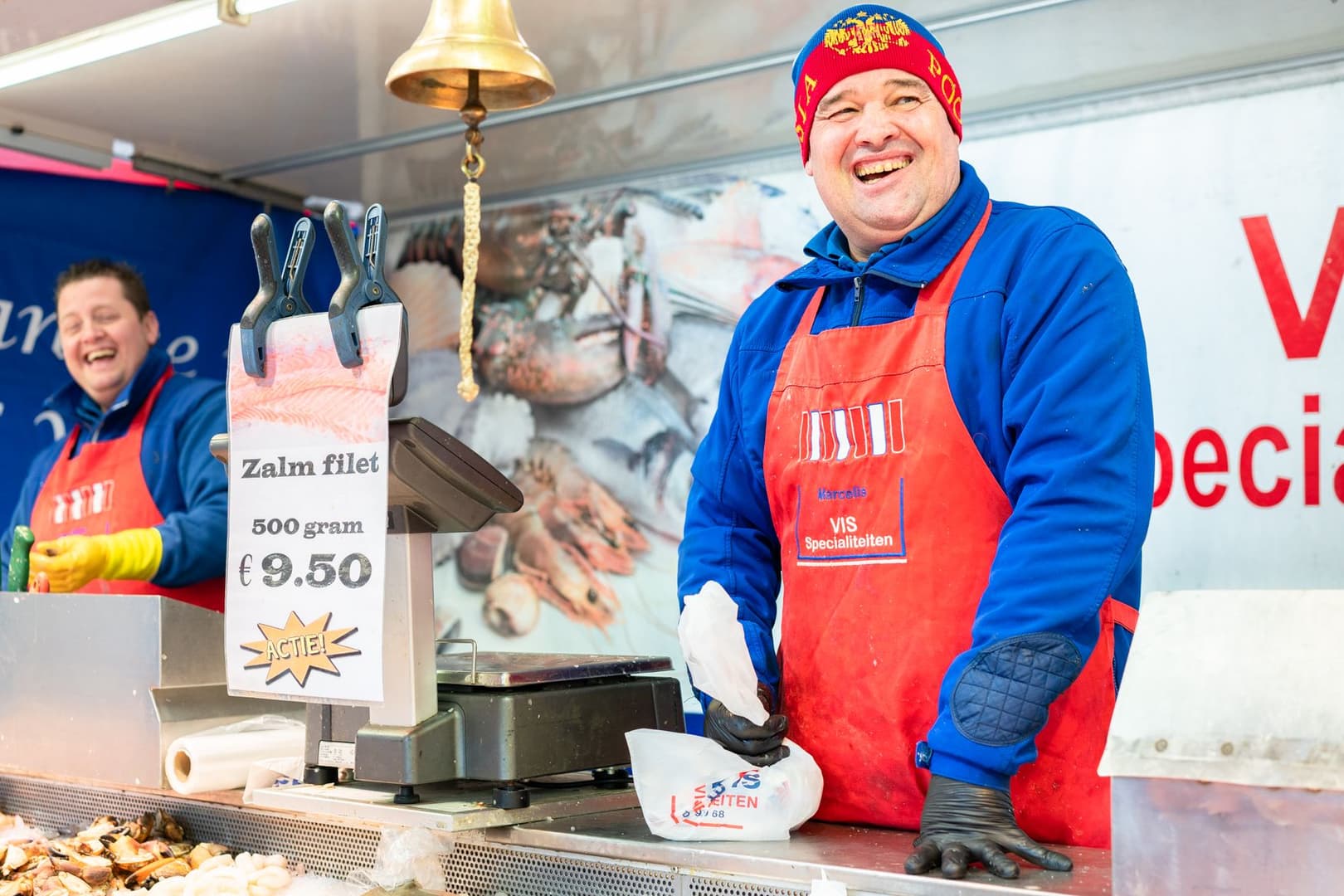 Fischhändler Woenselse Markt