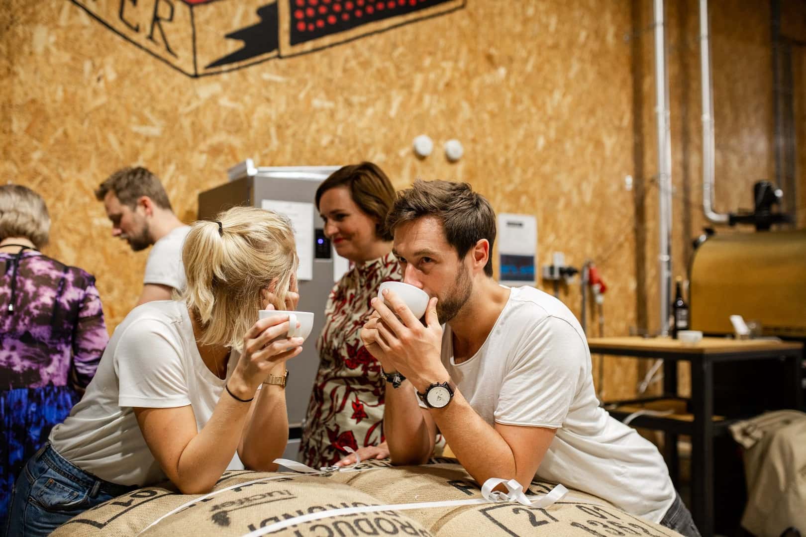 Aber zuerst: Kaffee